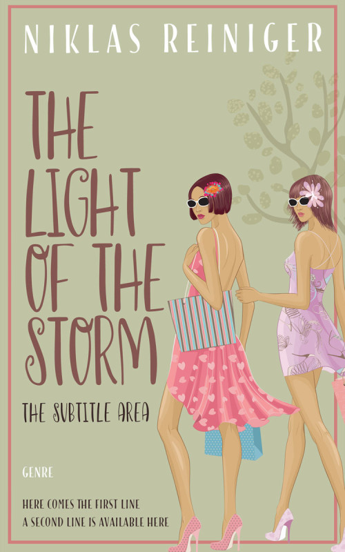 Pre Made Book Cover Coral Reef