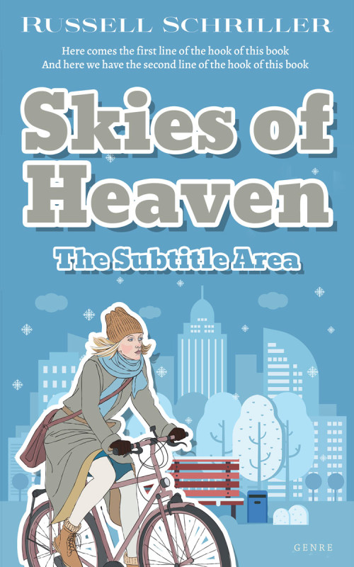 Pre Made Book Cover Glacier