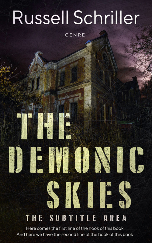 Pre Made Book Cover Cod Gray