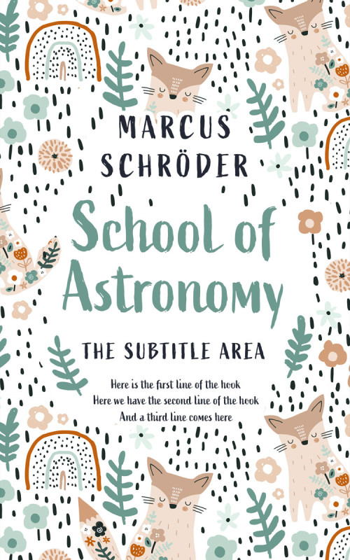 Pre Made Book Cover Pearl Bush