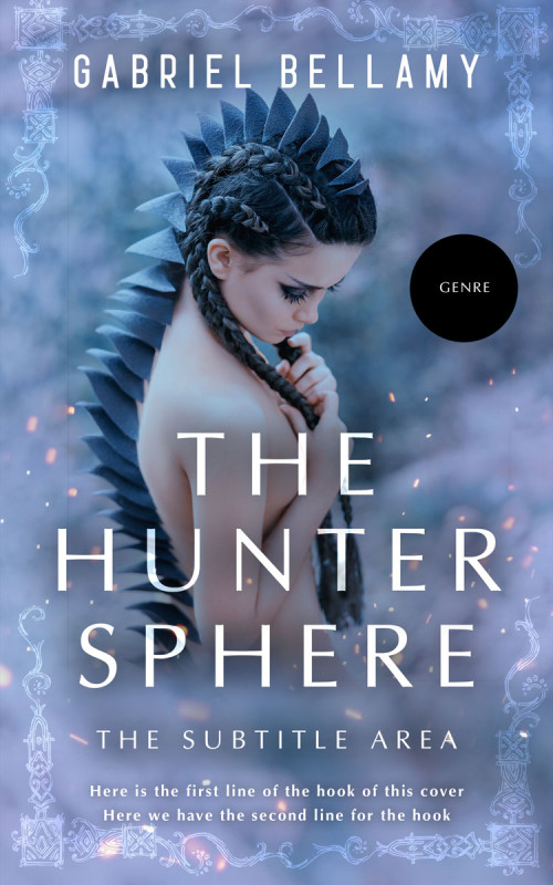 Pre Made Book Cover Bermuda Gray