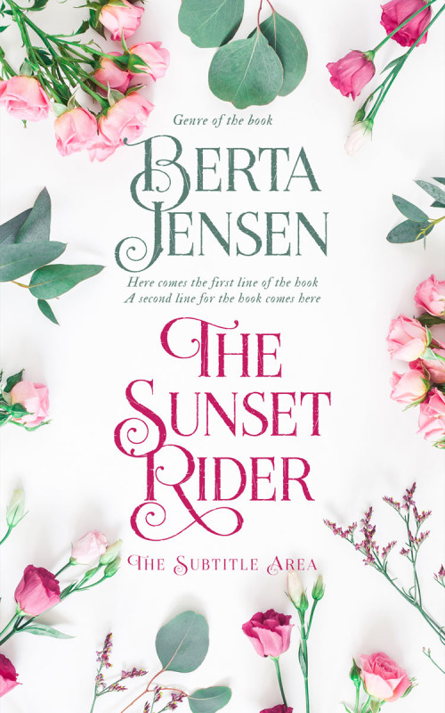 Pre Made Book Cover Soft Peach