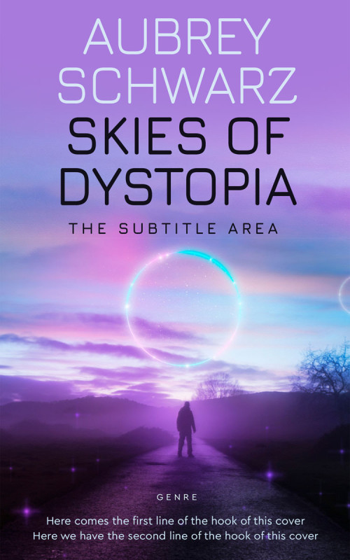 Pre Made Book Cover Lavender