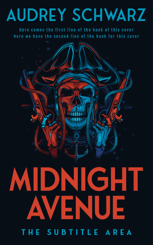 Pre Made Book Cover Ebony