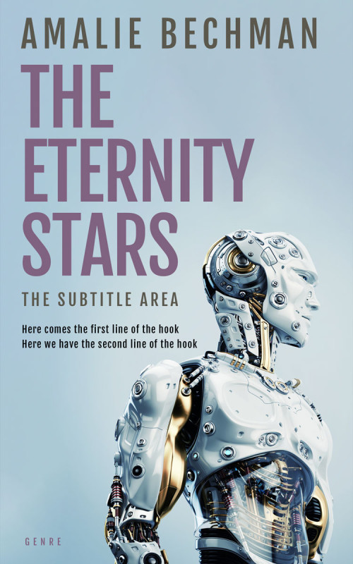 Pre Made Book Cover Heather