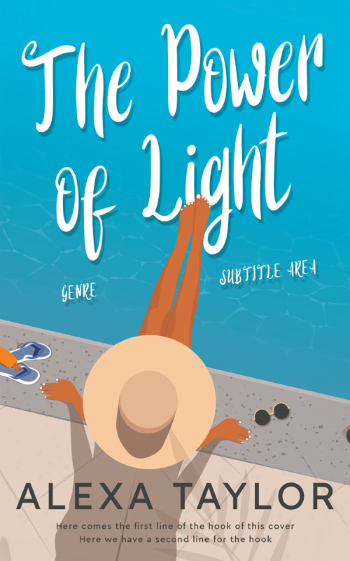 Pre Made Book Cover Eastern Blue