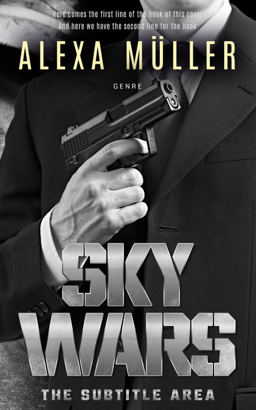 Pre Made Book Cover Gray Nickel