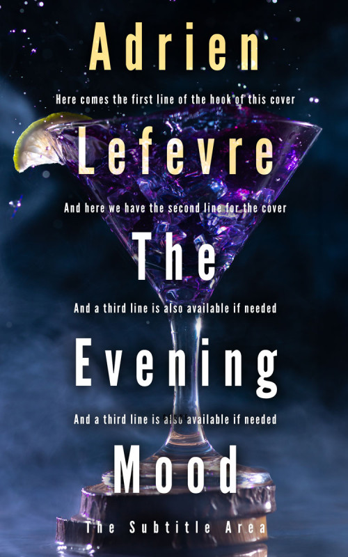 Pre Made Book Cover Ebony