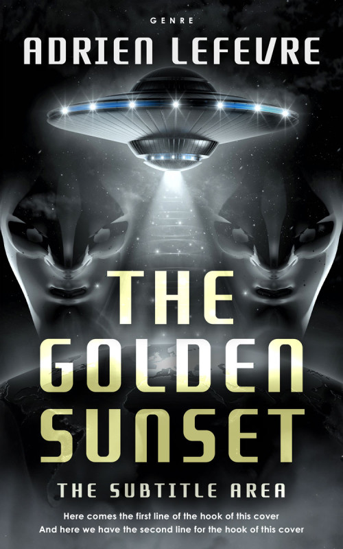 Pre Made Book Cover Shark