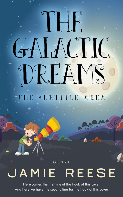 Pre Made Book Cover Oxford Blue