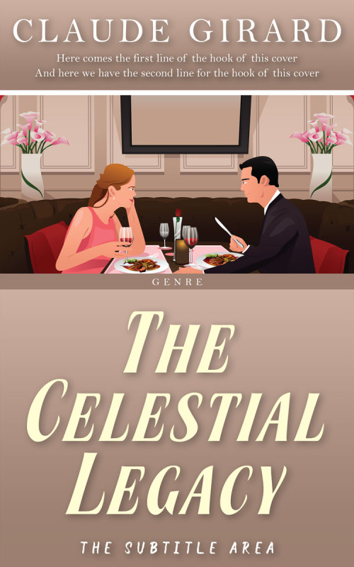 Pre Made Book Cover Sandrift