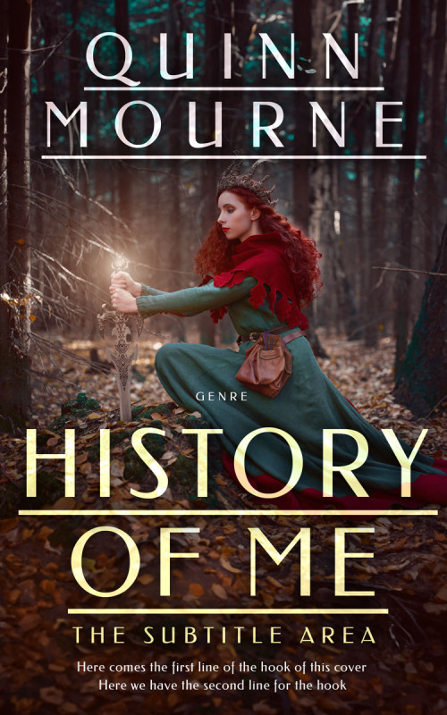 Pre Made Book Cover Cocoa Brown