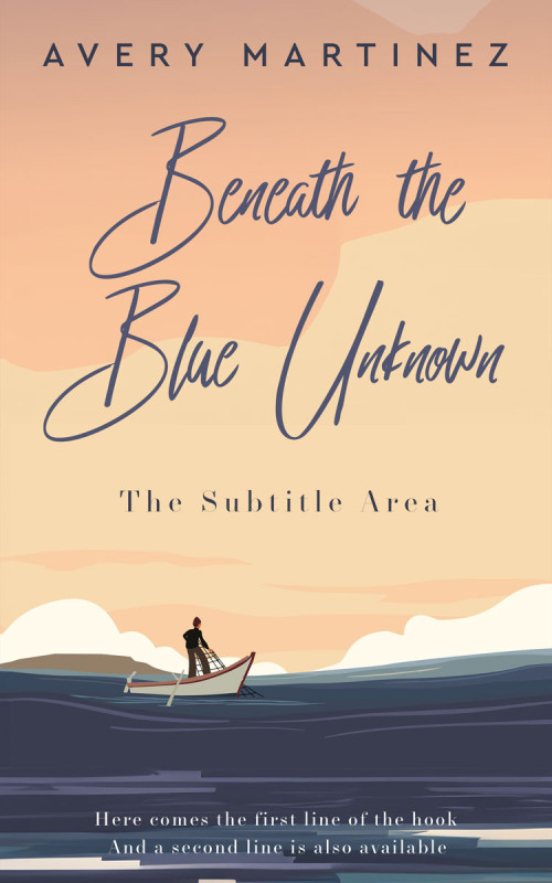 Pre Made Book Cover River Bed