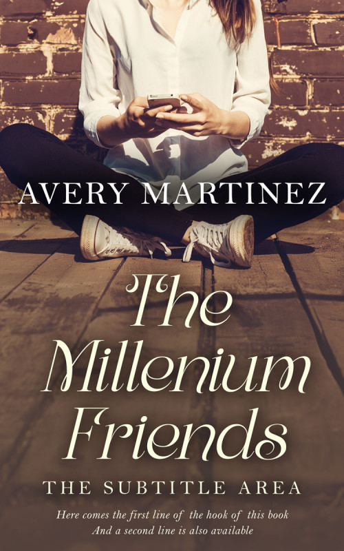 Pre Made Book Cover Rock