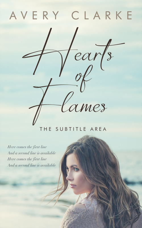 Pre Made Book Cover Paris White