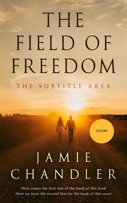 Pre Made Book Cover Tan