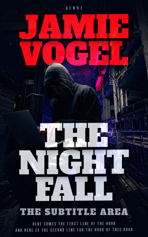 Pre Made Book Cover Ebony