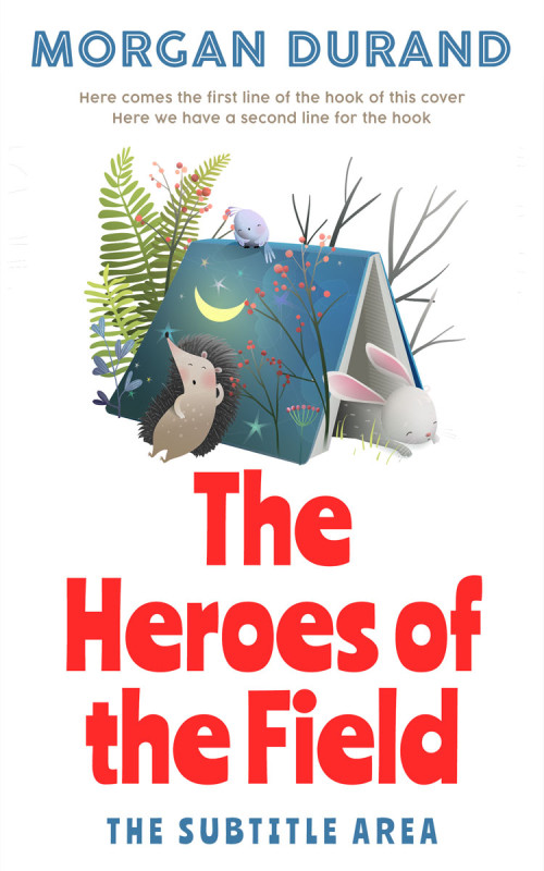 Pre Made Book Cover Swirl