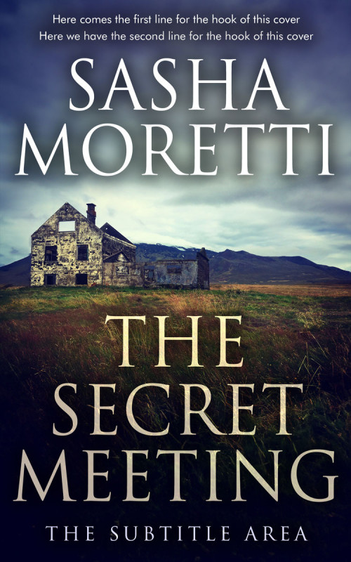 Pre Made Book Cover Ebony Clay