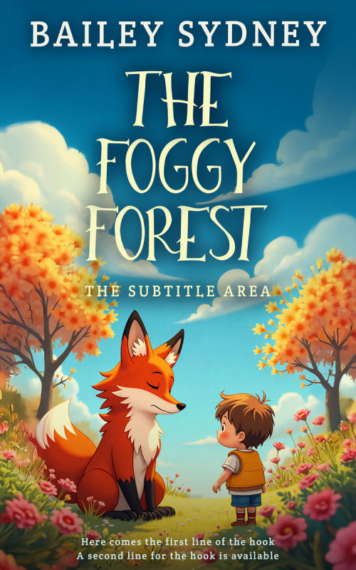 Pre Made Book Cover Blumine