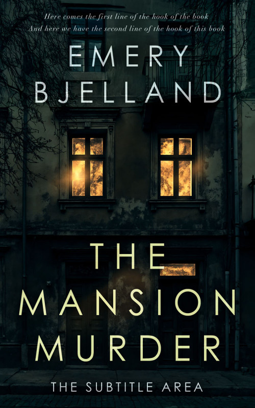 Pre Made Book Cover Aztec