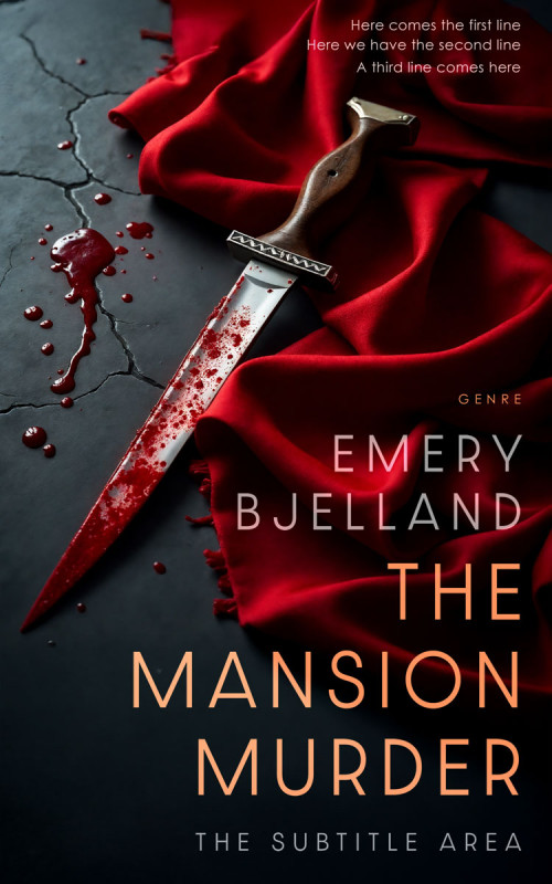 Pre Made Book Cover Cocoa Brown