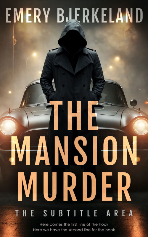 Pre Made Book Cover Tan