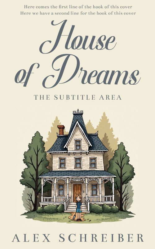 Pre Made Book Cover Merino