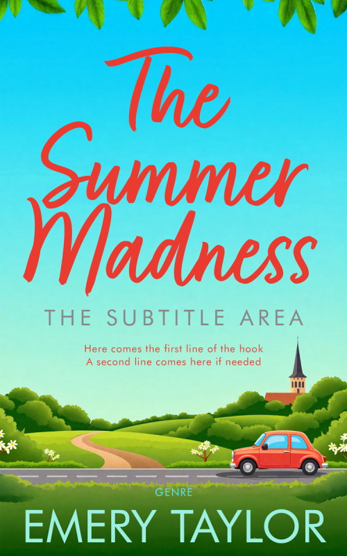 Pre Made Book Cover Picton Blue