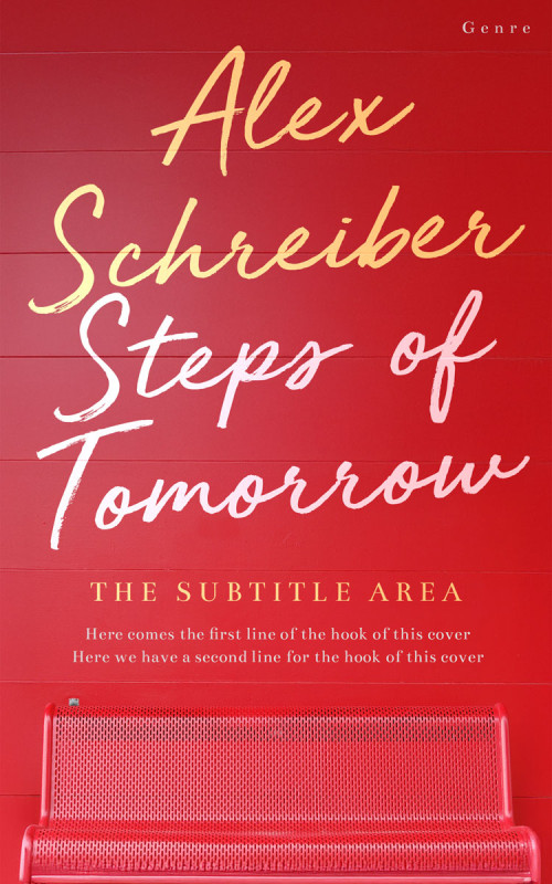 Pre Made Book Cover Brick Red