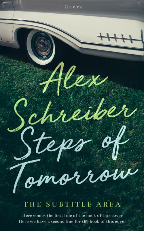 Pre Made Book Cover Pale Leaf