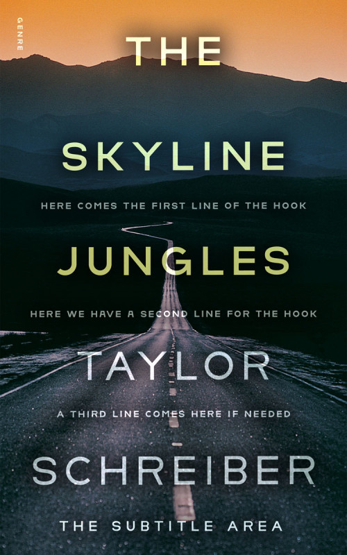 Pre Made Book Cover Mirage