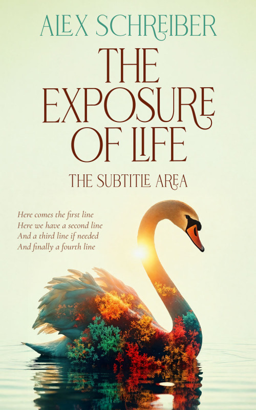 Pre Made Book Cover Chrome White