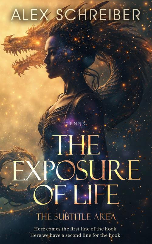 Pre Made Book Cover Harvest Gold