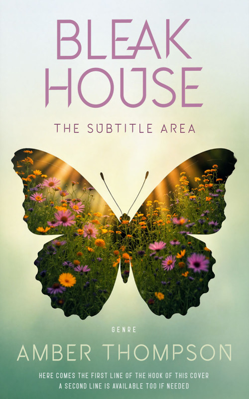 Pre Made Book Cover Moon Mist