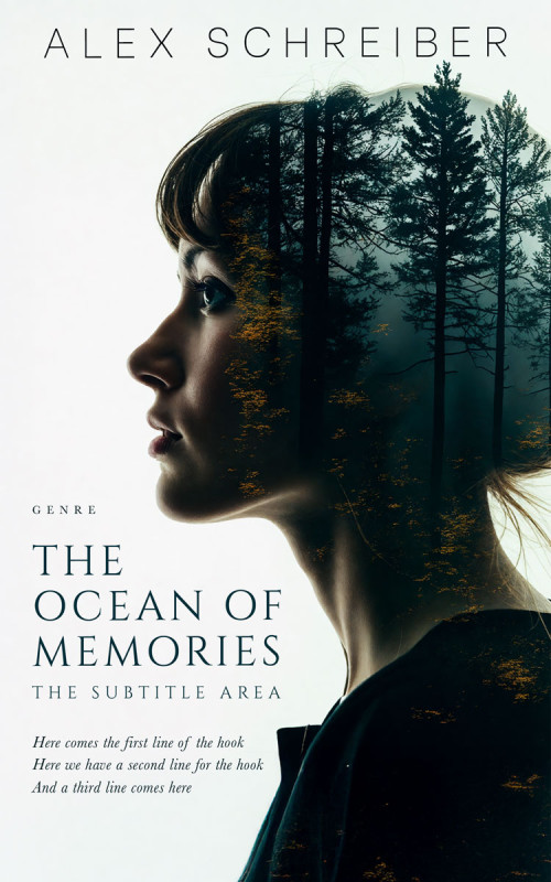 Pre Made Book Cover Black Haze