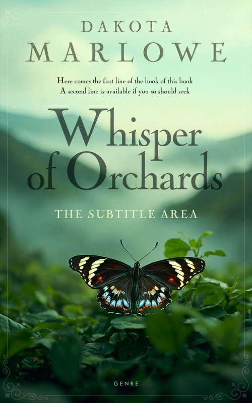 Pre Made Book Cover Peppermint