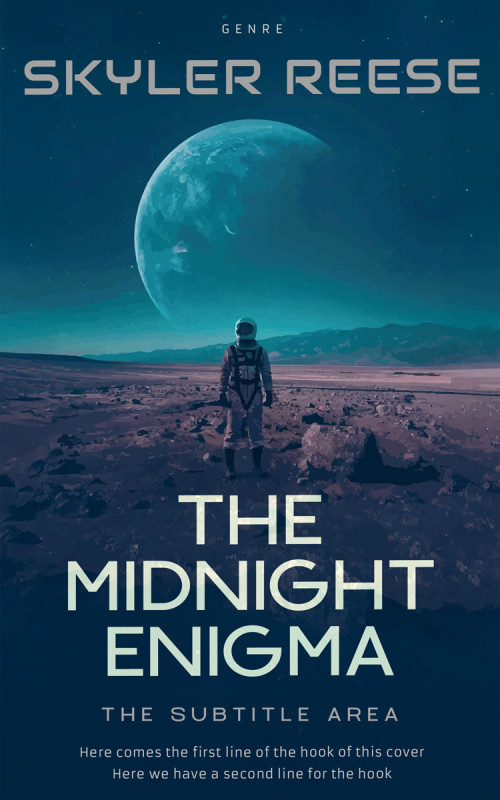 Pre Made Book Cover Elephant