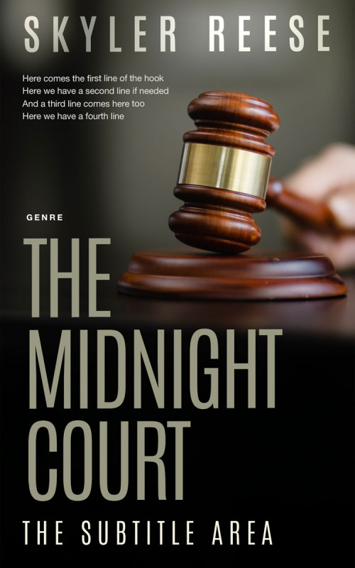 Pre Made Book Cover Napa