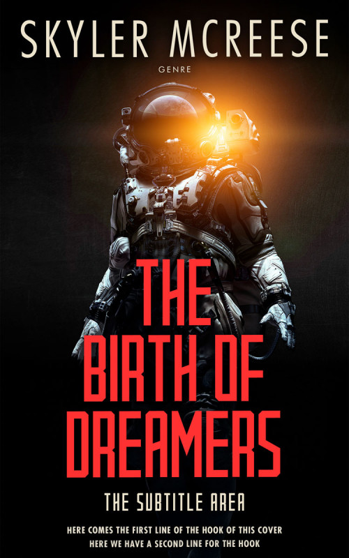 Pre Made Book Cover Terracotta