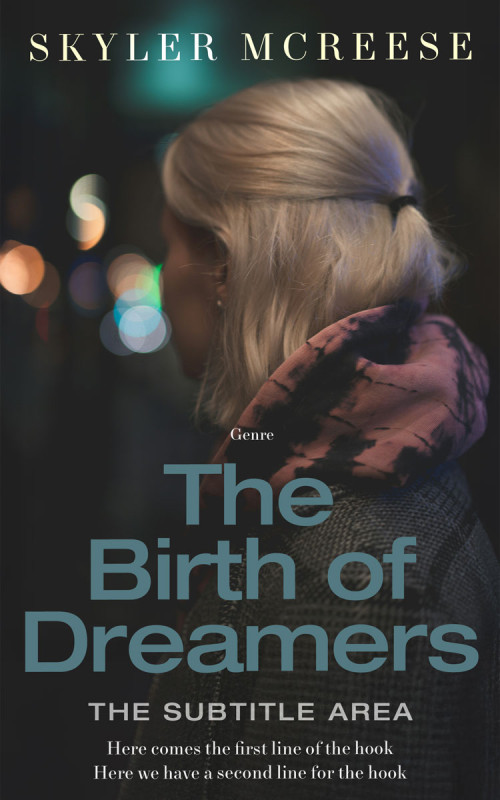 Pre Made Book Cover Outer Space