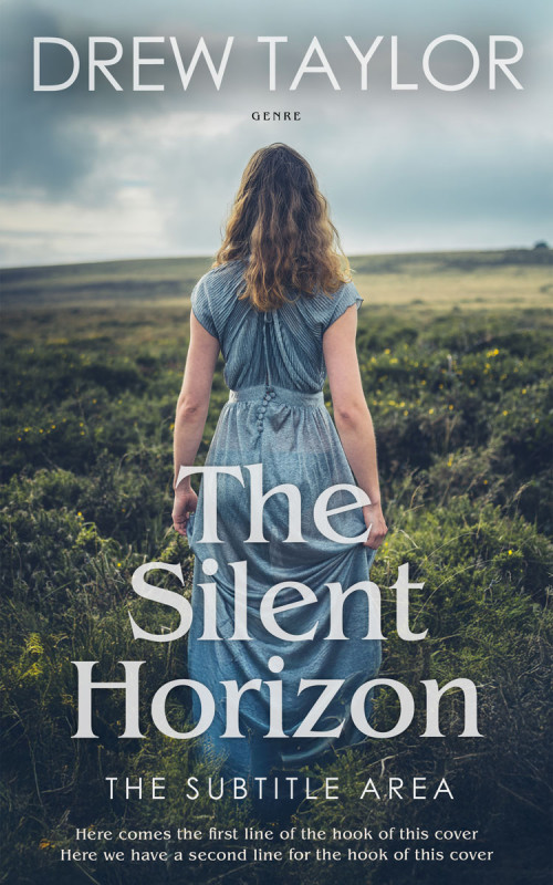 Pre Made Book Cover Limed Spruce