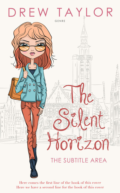 Pre Made Book Cover Ecru White