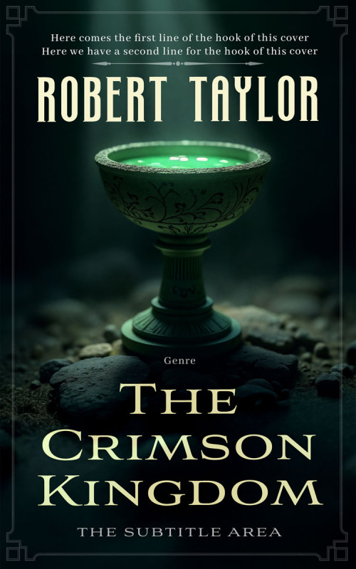 Pre Made Book Cover Aztec