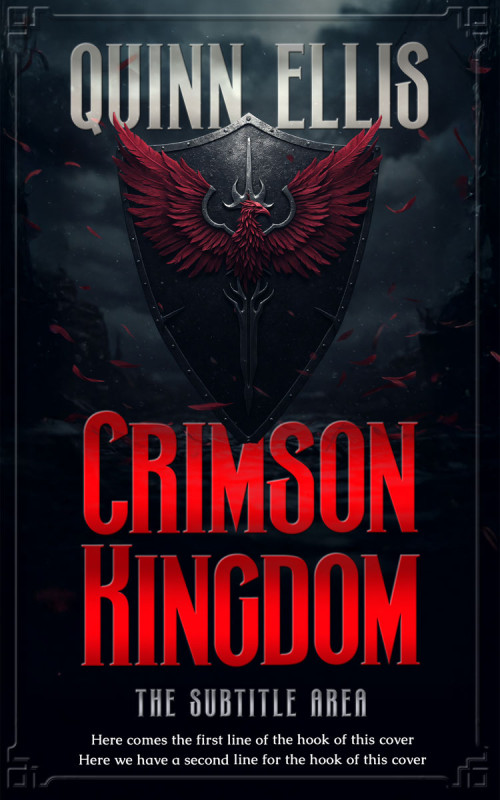 Pre Made Book Cover Flush Mahogany