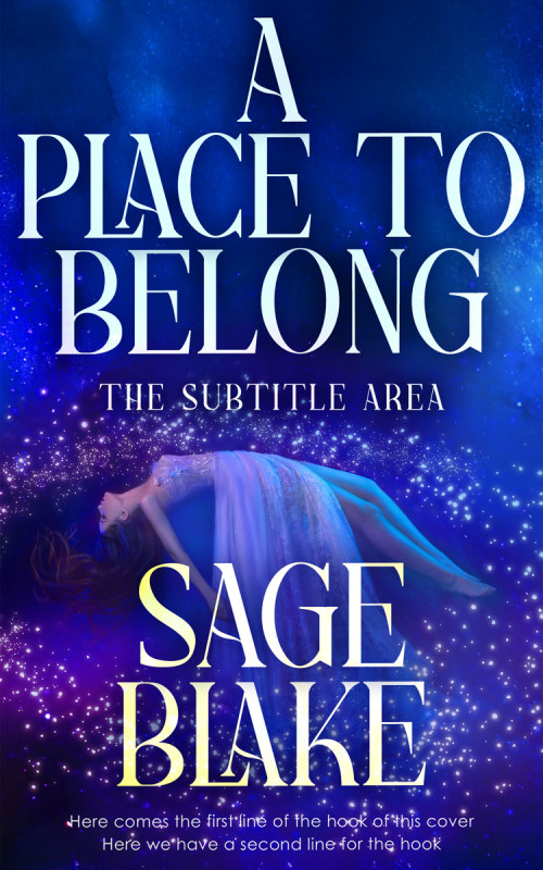 Pre Made Book Cover Jacksons Purple