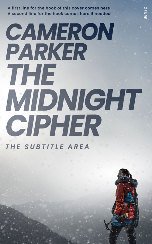 Pre Made Book Cover Silver Sand