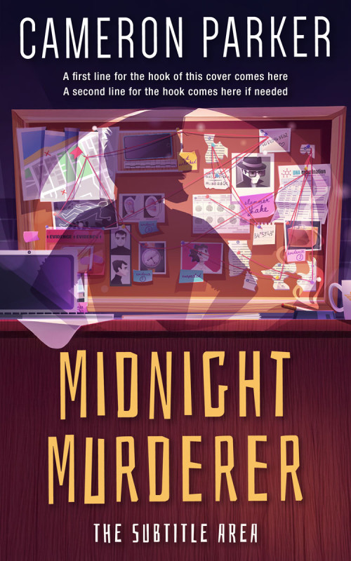 Pre Made Book Cover Cocoa Bean