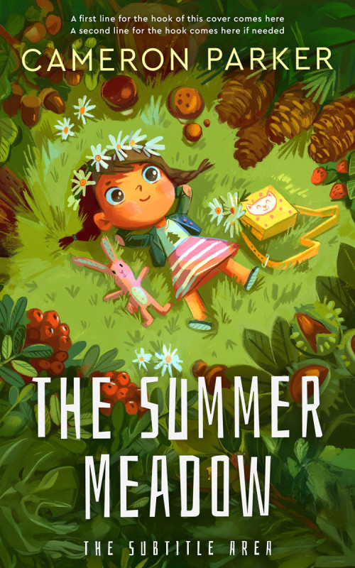 Pre Made Book Cover Clover