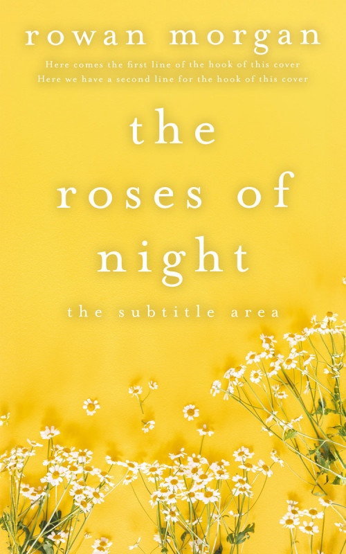 Pre Made Book Cover Saffron